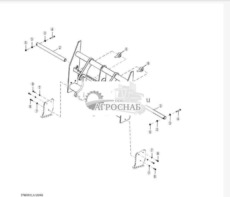 Standard Coupler Fork Frame (60 in.) 